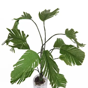 

1/12 green banana white bottle Doll House Miniature Garden Accessories