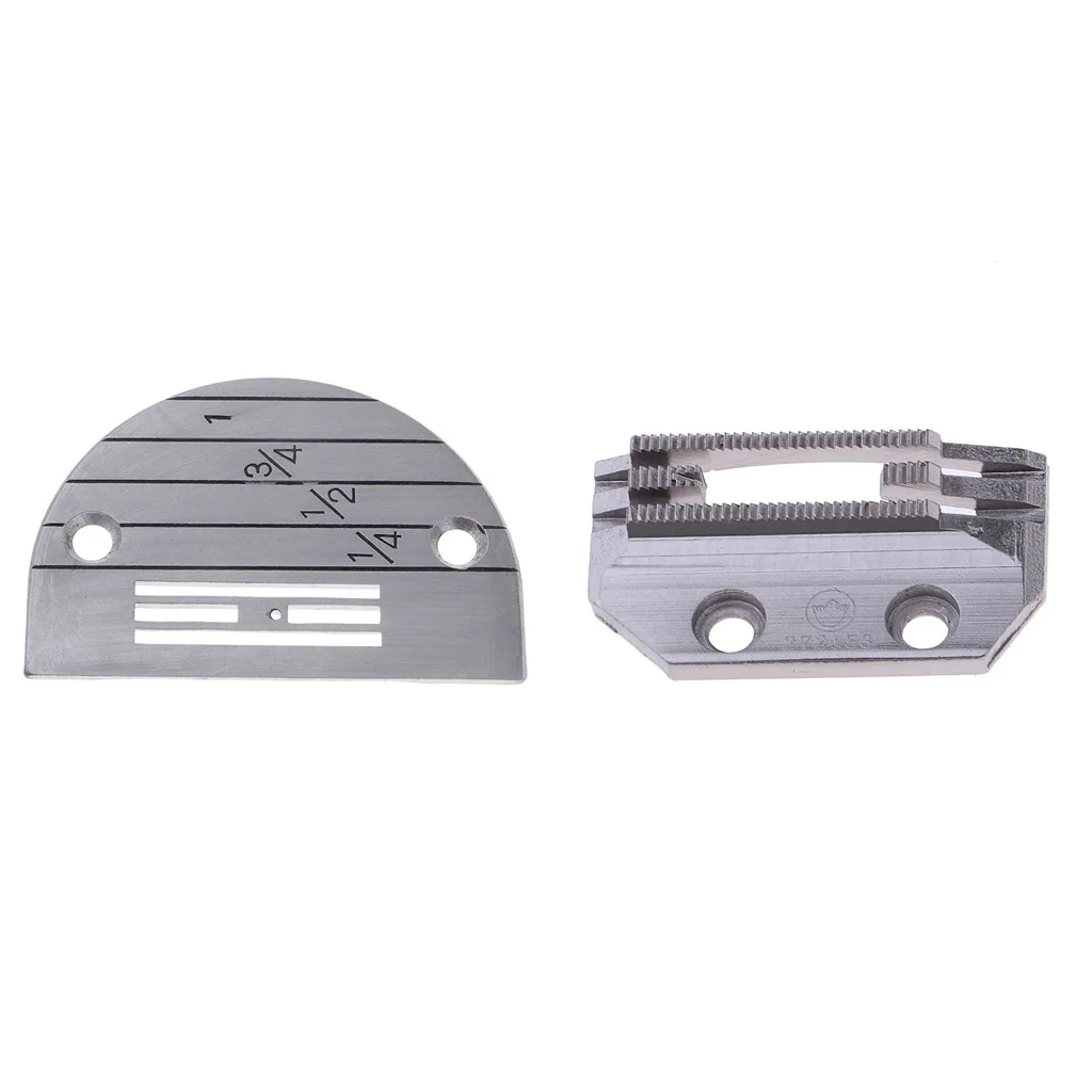E12 Feed Dog and Needle Plate Set Industrial Sewing Machine Part Attachments