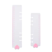 

6 Holes Heart PVC Spiral Binder Notebook Divider inner Ruler for Notebooks Creative Stationery Office School Supplies