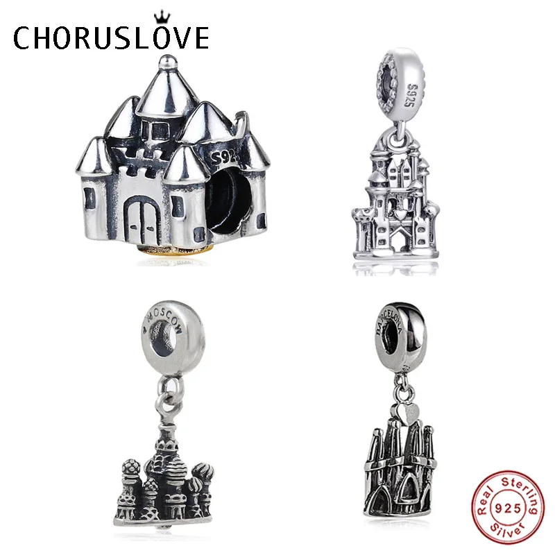 Подвеска замок от Choruslove подвеска для путешествий Pandora Подвески DIY браслет