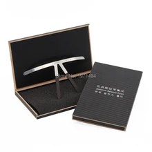 Высокое качество 3 шт. Перманентный макияж татуировки линейка для бровей измерительный инструмент металлический баланс бровей линейка формовочный трафарет Инструменты