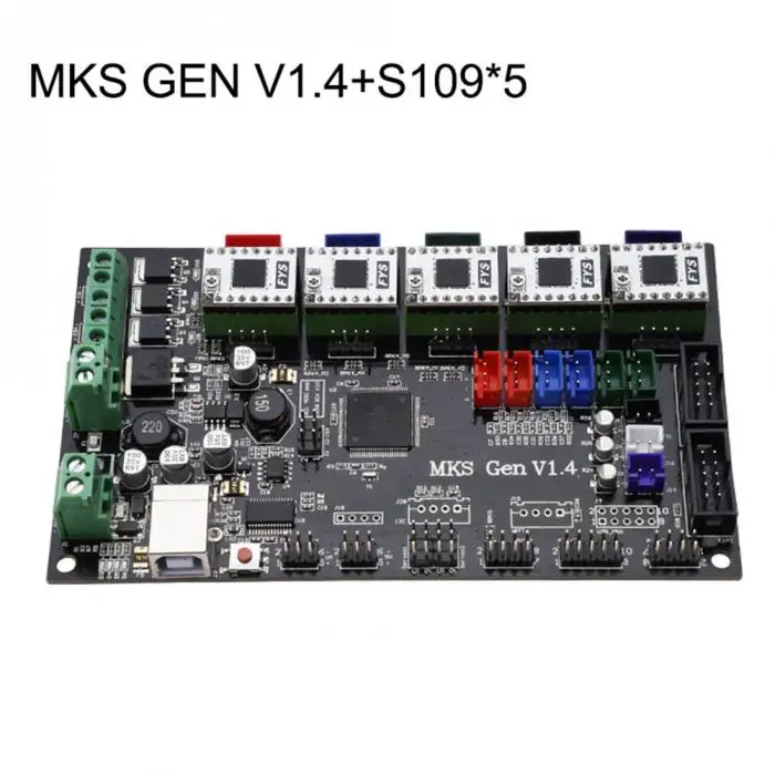 MKS Gen-L V1.4 плата+ S109 Драйвер+ радиаторы совместимы с контроллером 3D-принтера Ramps1.4 LSMK99
