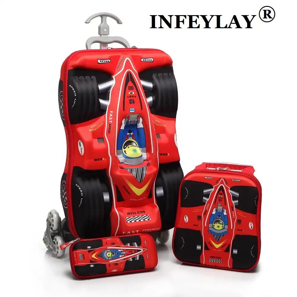 cars rolling suitcase