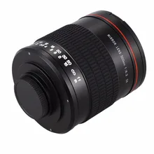 Lightdow 500mm F6.3 Telephoto Mirror Lens + T2 Mount Adapter Ring For Canon Rebel EOS 80D 77D 70D 60D 50D 7D 6D 5D 5DS 1DS T7i