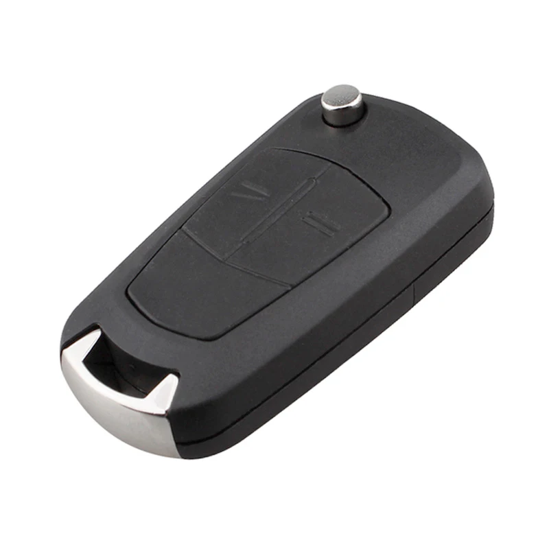 433 МГц 2 кнопки портативный без ключа нерезанный Флип дистанционного брелока PCF7941 чип для Opel(Vauxhall) Corsa D 2007-2012