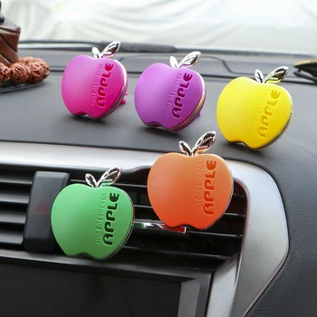 

FORAUTO Car Air Freshener Apple Shape Original Fragrance Car Outlet Perfume Auto Accessories Car-styling