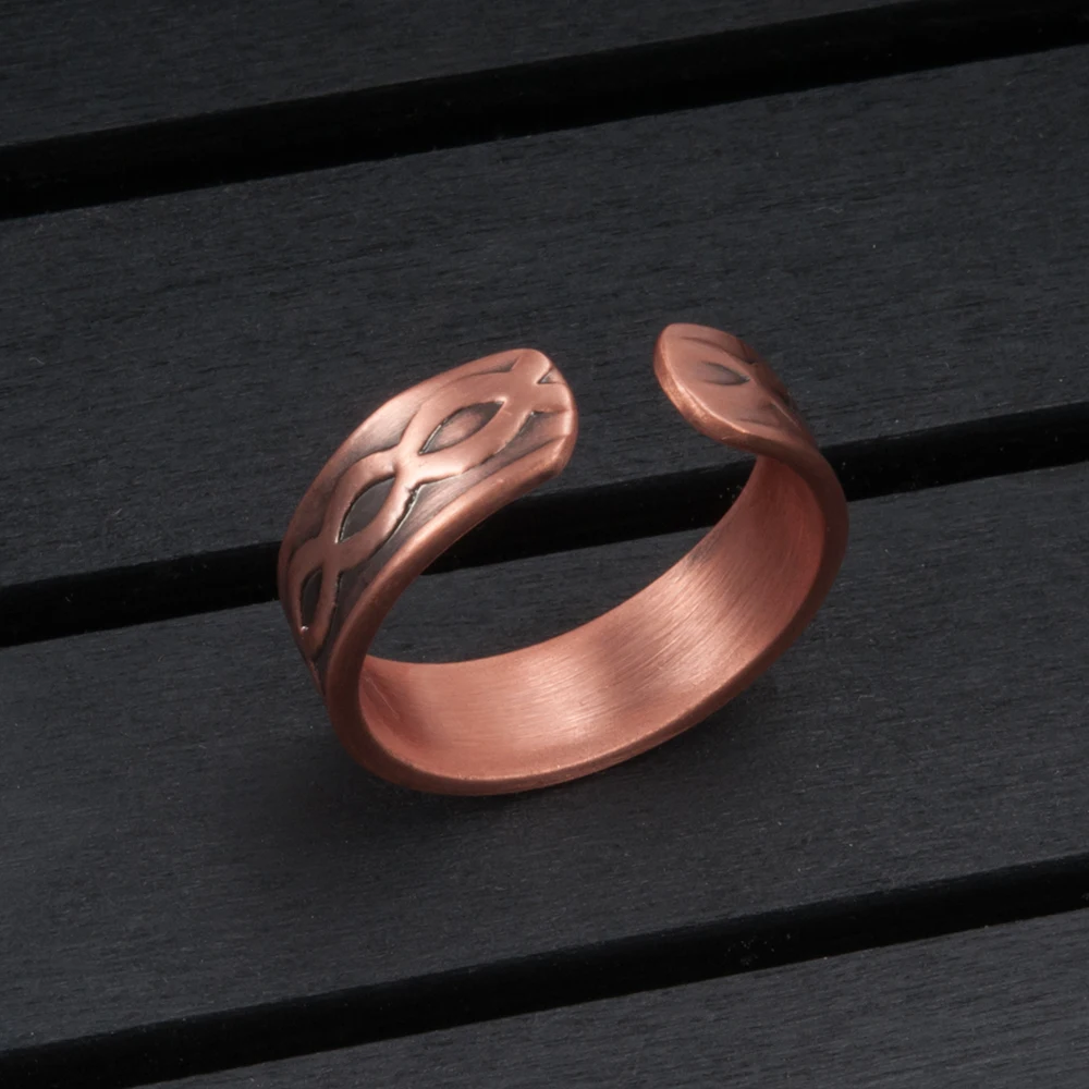 Pure Copper Ring For Men & Women (Adjustable) Copper Ring at Rs 18/piece in  New Delhi