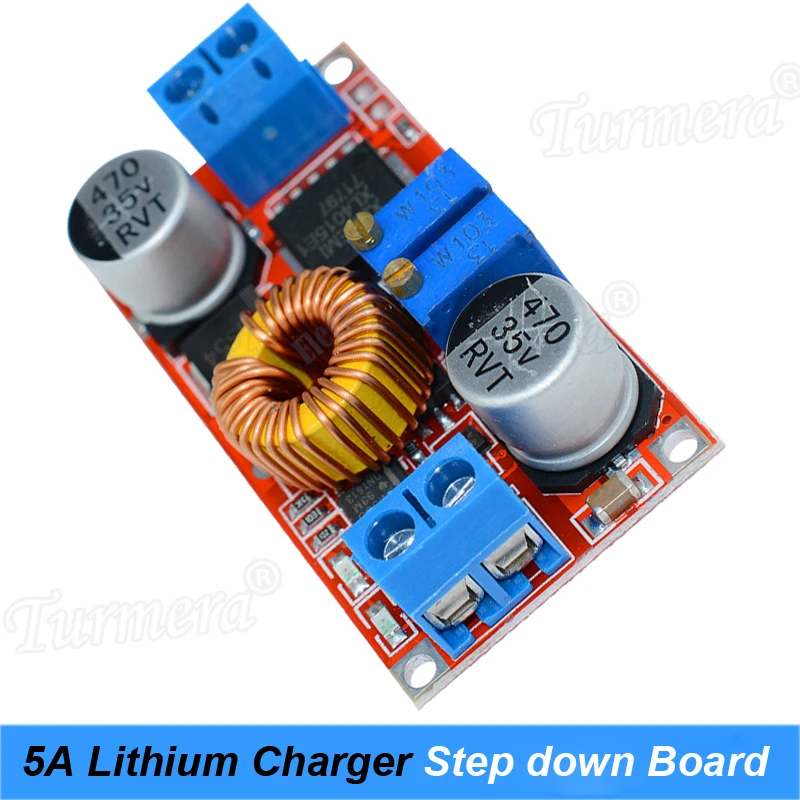 

High quality XL4015 5A DC to DC CC CV Lithium Battery Step down Charging Board Led Power Converter Lithium Charger Module JY24