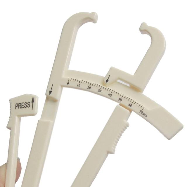 1 PC Personal Body Fat Loss Tester Calculator Caliper Fitness Clip Fat Measurement Tool Slim Chart Skinfold Test Instrument