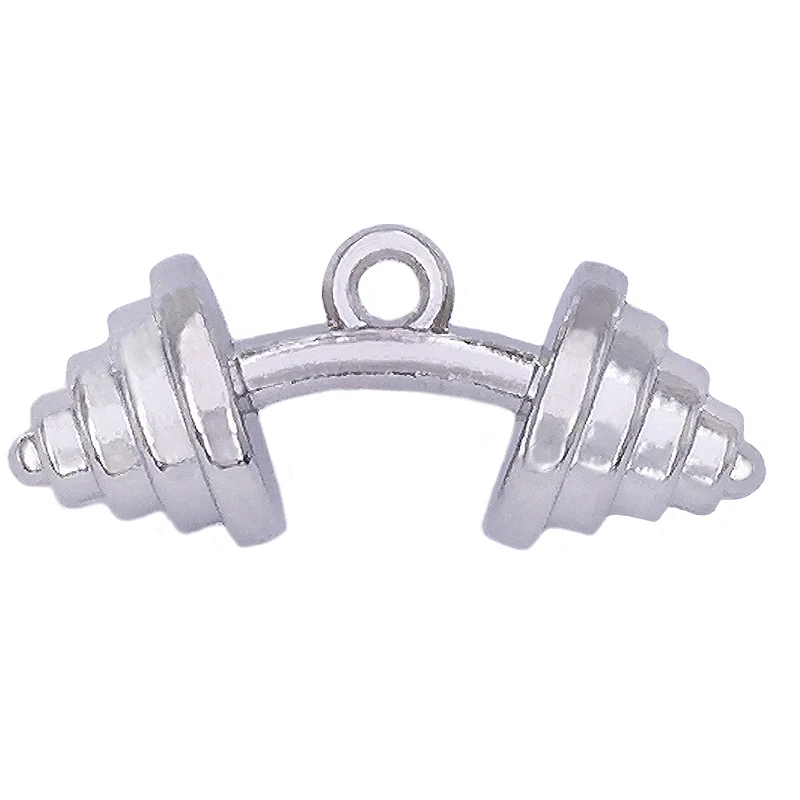 BARBELL CHARM BAR BELL WEIGHT BODYBUILDING DUMBBELL WEIGHTLIFTING ALLOY