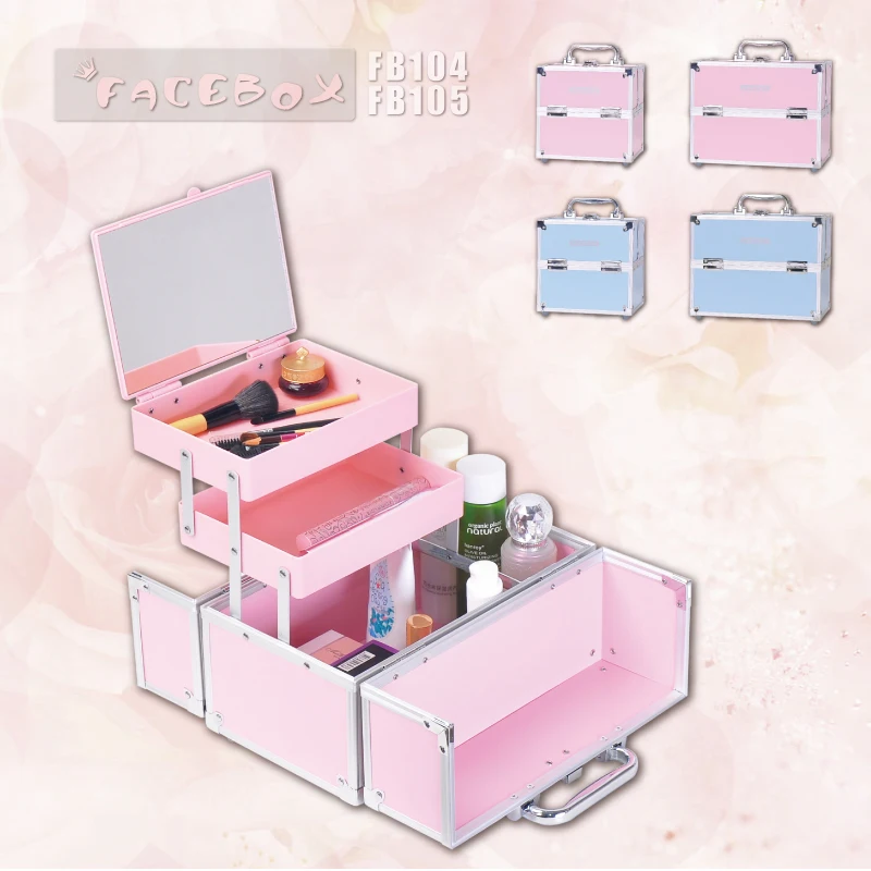 

Women Exquisite Quality Portable Plastic Desktop Face Case 0rganizer Box for Cosmetics