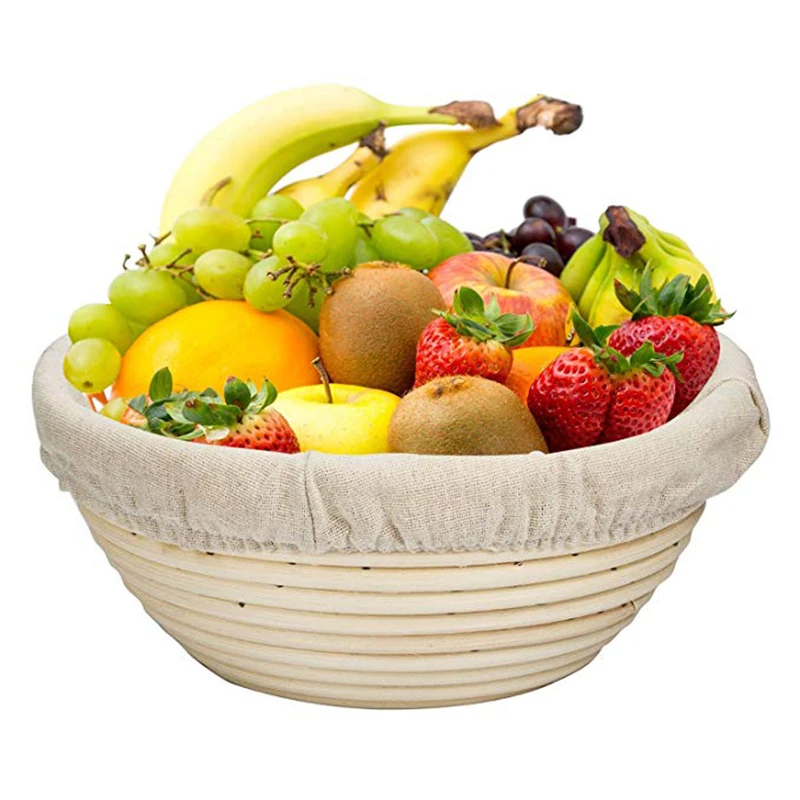 

Various Shapes Fermentation Rattan Basket Country Bread Baguette Dough Banneton Brotform Proofing Proving Baskets