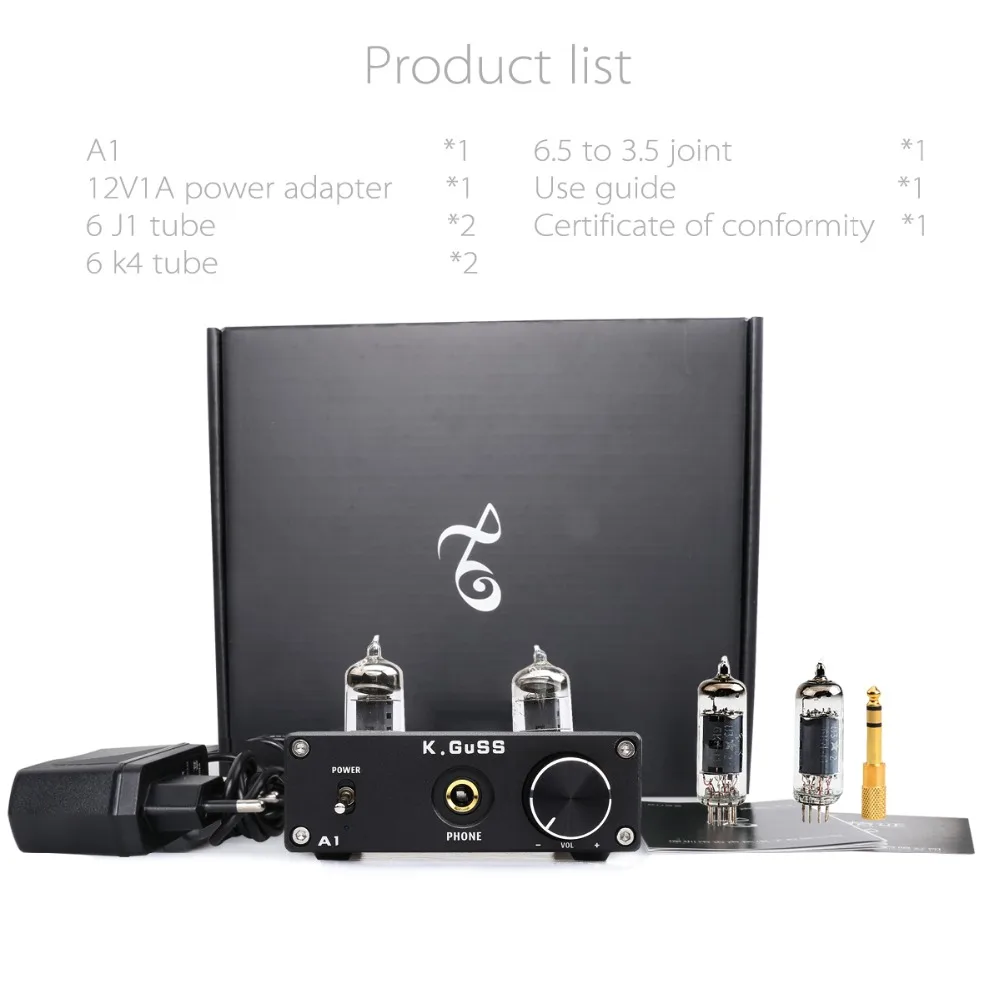 KGUSS A1 MINI 6J1 аудио трубка желчи усилитель для наушников NE5532 6K4 ...