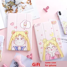 Красота магниты для девочек откидная крышка для iPad Pro 9,7 11 air 10,5 12,9 10,2 Mini2 на возраст 3, 4, 5, планшет чехол для нового iPad 9,7 6th