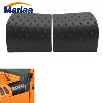 

New Black Cowl Body Armor Cowling for 2007-2017 Jeep Wrangler JK Unlimited Rubicon Sahara Accessories Pair