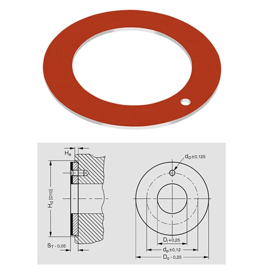 Dp4 Thrust Washers Metric Selflubricating Oilless Plain Slide Sleeve