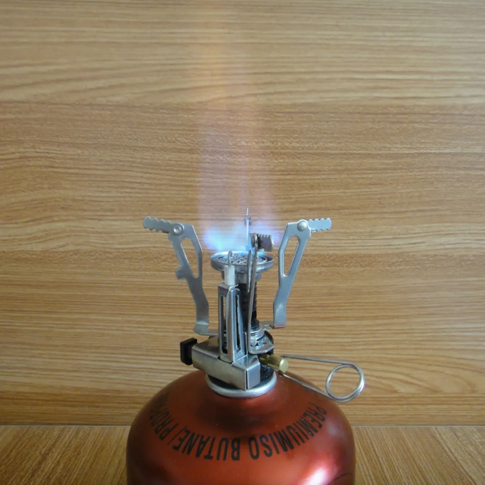 Light Aluminum Alloy Electronic Lighter Camping Stove Gas Stoves