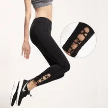 Yoga Sports Leggings For Women Sports Tight Hollow Yoga Leggings Comprehension Yoga Pants Women Running Tights Women