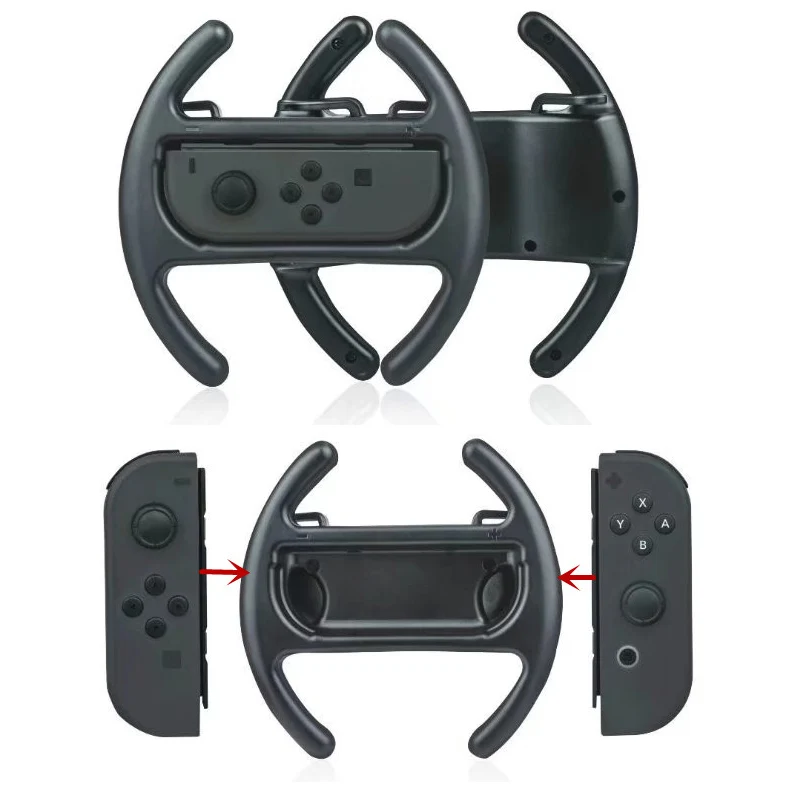 Обновленный гоночный руль mound Switch 2 шт. держатель для руля Nintendo DOS NS Joy Con аксессуары