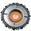 4 Inch Grinder Disc and Chain 22 Tooth Fine Abrasive Cut Chain For 100/115 Angle Grinder ► Photo 3/6