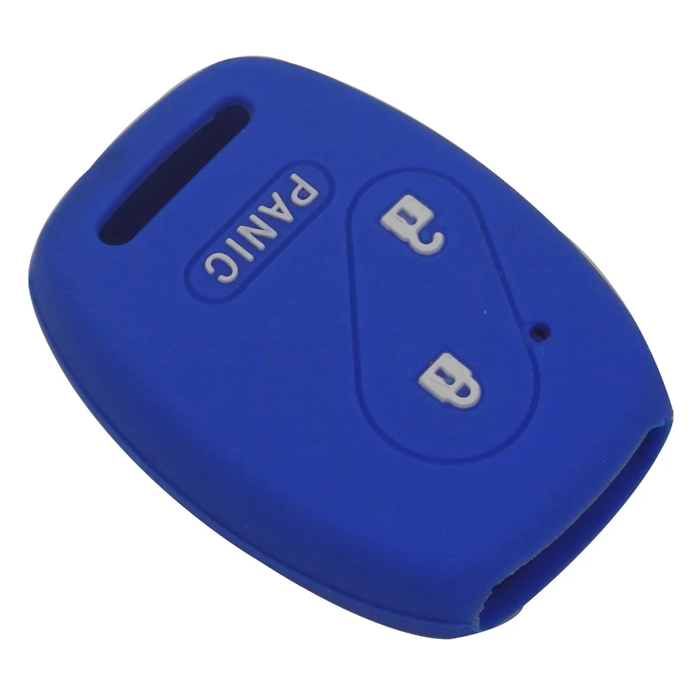 Keyforkess 30pcs 2 Panico 3 Bottoni Chiave A Distanza di Caso Della Copertura Del Silicone per Honda Accord Civic Pilot Fit Insight supporto di Protecor 8 2