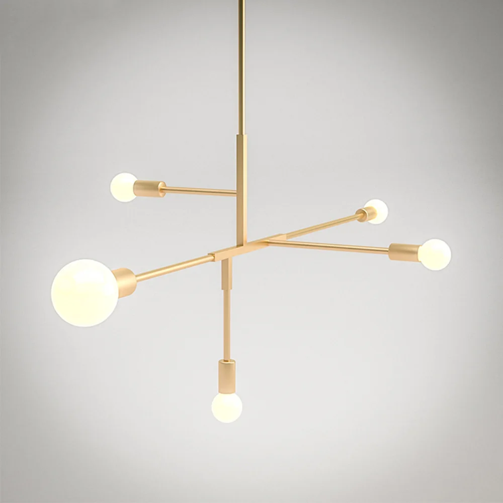  Nordic Modern Gold E27 LED Pendant Lights bedroom dinning room kitchen hanglampen voor eetkamer LED - 32836869361