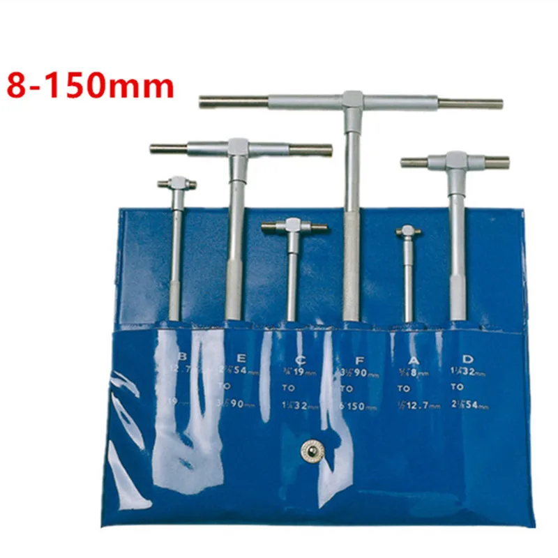 8 150mm (5/16 " 6") Telescoping Gauge set 6pcs/set internal gauge Hole