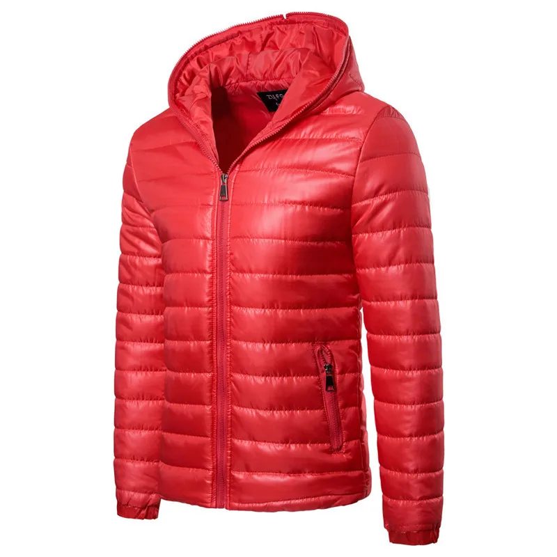 HuLooXuJi мужская зимняя куртка с капюшоном на утином пуху, пуховик, повседневная верхняя одежда, теплое пальто, парки, размер: M-2XL