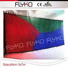 P90mm led DMX Шторы best Гуанчжоу Led видео Шторы фот ночной бар