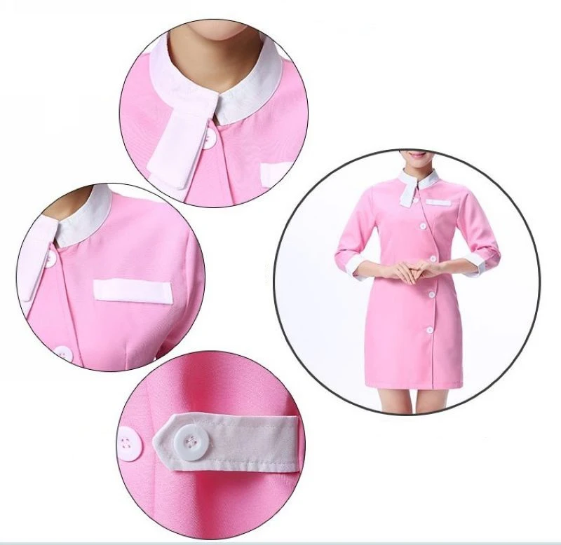 Мода 17 цветов униформа медсестры дешевые хосписный салон красоты спа рабочая одежда медицинский доктор белый лабораторное платье
