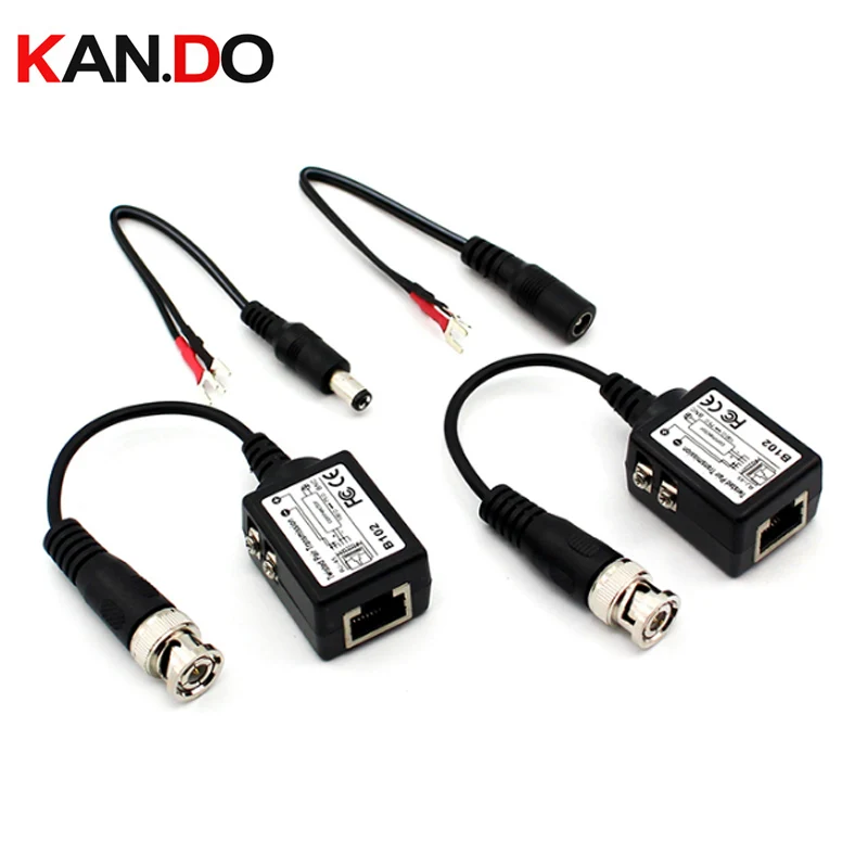 B102 Long Distance Transmission Video Power Balun High Quality Bnc