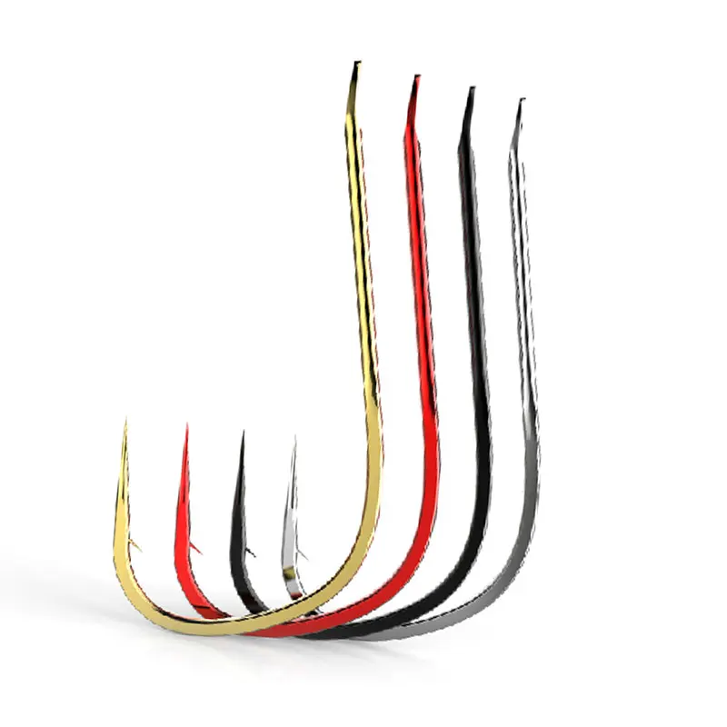 100pcs Golden Color Flat Head Barbed Small Fish Hook Tiny Sharp Hooks
