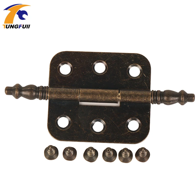 TungFull Furniture Hinges Antique Hinges For Trunk Jewelry Box