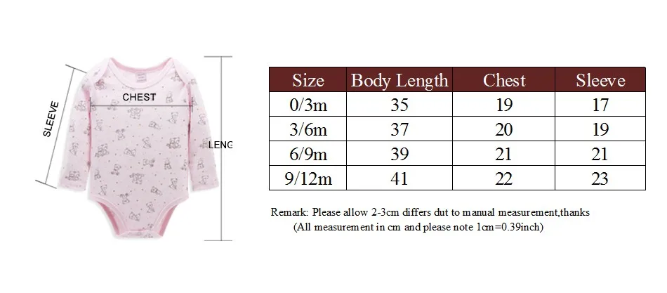 Детский комбинезон одежда с длинным рукавом Костюмы Детские Боди облегающий костюм с длинными рукавами для новорожденных детей Обувь для мальчиков Обувь для девочек Комбинезоны для малышек Детская Одежда Infantil
