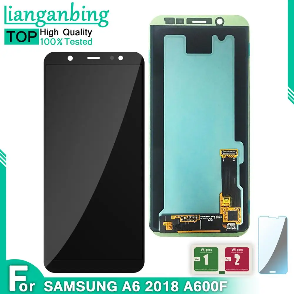 

LCDS For Samsung Galaxy A6 2018 A600F A600FN AMOLED LCD Display Touch Screen Assembly Replacement parts for A6 2018 A600