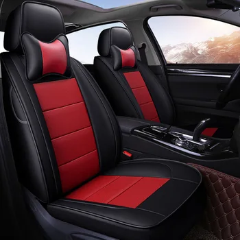 

Yuzhe Auto Leather car seat covers For Peugeot 205 206 207 2008 3008 301 306 307 308 405 406 407 automobiles car accessories