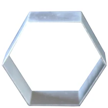 Facemile Hexagon Cutter Aluminium Sugarcraft Cake Tools Fondant Cutter Mould Baking Tool 20-03