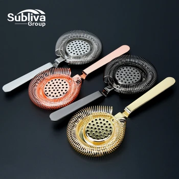 

Sprung Bar Cocktail Strainer Stainless Steel Deluxe Strainer Bar Strainer Bar Tool Wine Ice Strainer Bar Percolator