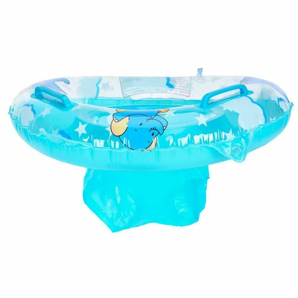 Infant Baby Inflatable Swim Circle Double Handle Safety Baby Seat Float Swiming Pool Ring Inflatable Water Toys Swimming