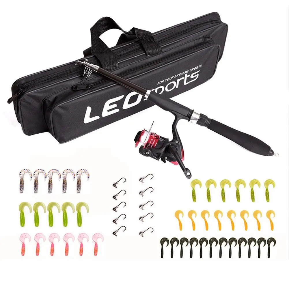 1.6 m تلسكوبي قصبة صيد خشبية قضيب الغزل بكرة كومبو مجموعة مع السنانير السحر حقيبة 1.6 m تلسكوبي قصبة صيد خشبية قضيب الغزل بكرة كومبو مجموعة مع السنانير السحر حقيبة