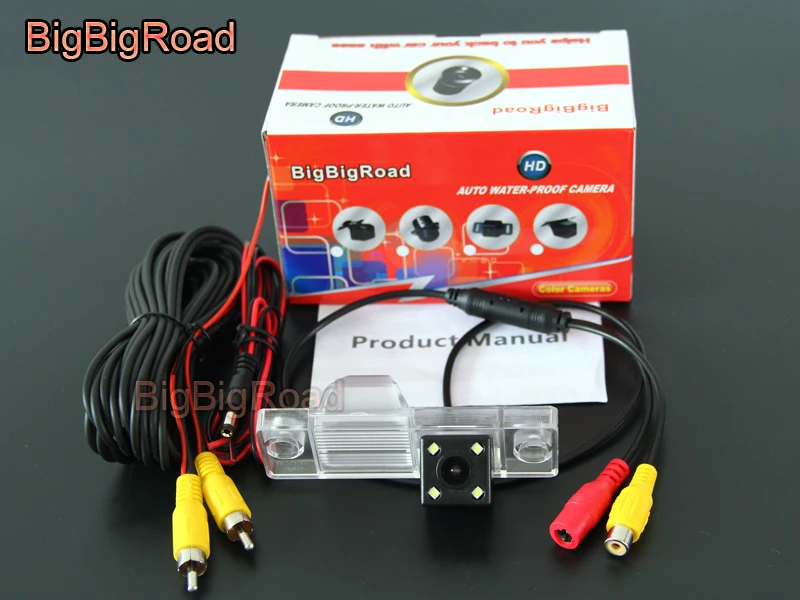 BigBigRoad Car Rear View Reverse Backup Parking Camera For Chery QQ 3 Cowin 1  X1 Tiggo 3 lifan 320 sedan night vision (2)