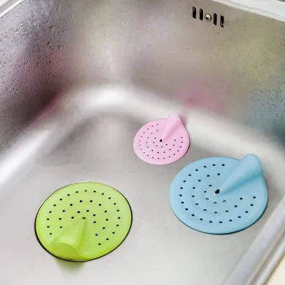 

BF040 Anti clogging silicone drain pool sink sewer debris filter net shipping portable Creative Kitchen and Bathroom Sink Filter