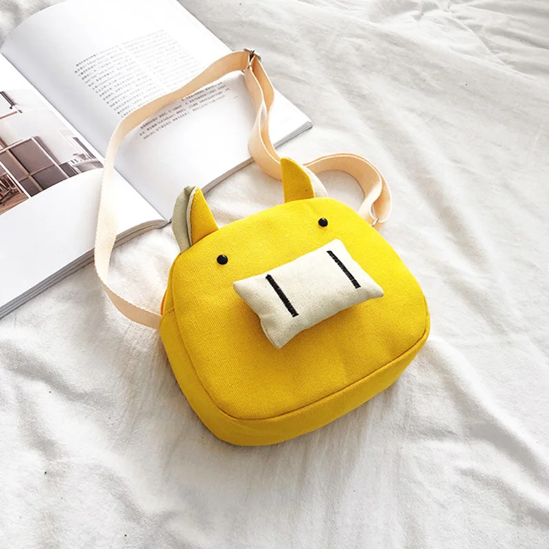 

Crossbody Single Shoulder Bag Canvas Zipper Handbag with Strap for Girls LT88