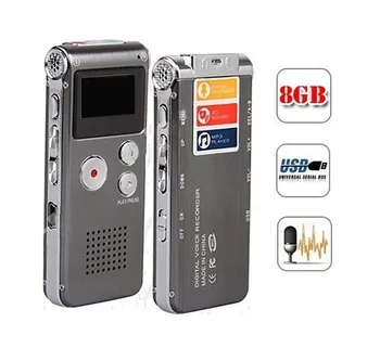

Dinto Multi-function 8GB Metal USB Flash Digital Sound Voice Recorder MP3 Player Dictaphone Telephone Recorder Memory Disk