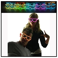 12V 23A светодиодный лазерные защитные очки для ночного клуба исполнителей светодиодные очки для танцев; Светящиеся LED маска рейв очки