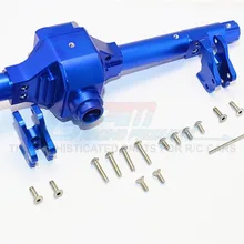 1/10 осевой SMT10 90055 90057 алюминиевого сплава передняя/Картер задней оси-1 комплект MJ012