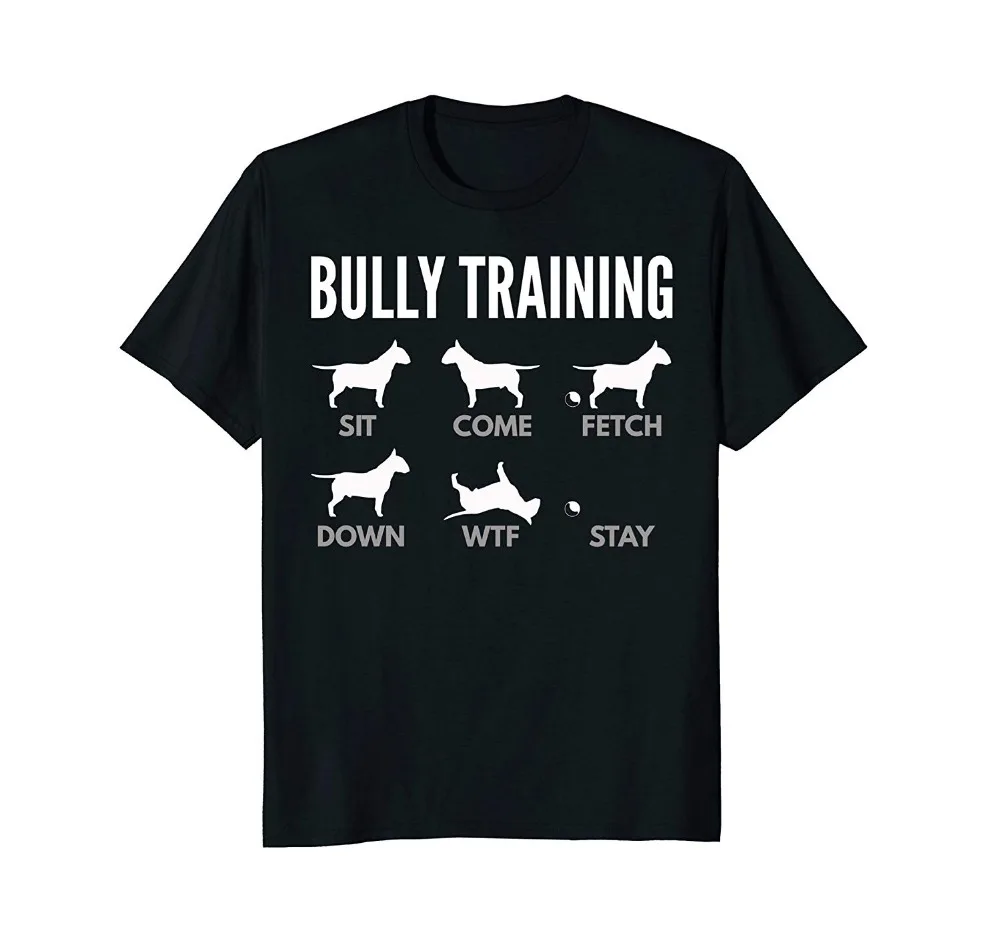 Футболка Bull Terrier-тренировочная футболка Bully Мужская модная летняя Стильная из 2019