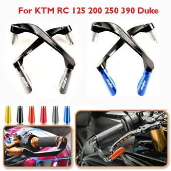 

Aluminum 7/8" 22mm Motorcycle Handlebar Brake Clutch Levers Protector Guard for KTM RC 125 200 250 390 Duke Handle Bar Moto Part