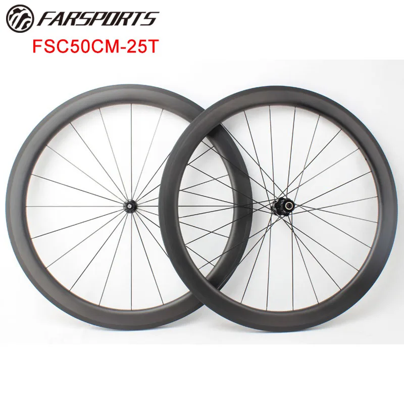 

Aero U shape hotselling carbon wheelsets 50mm deep 25mm wide with Sapim aero spokes 1620g durable UCI approved wheelsets