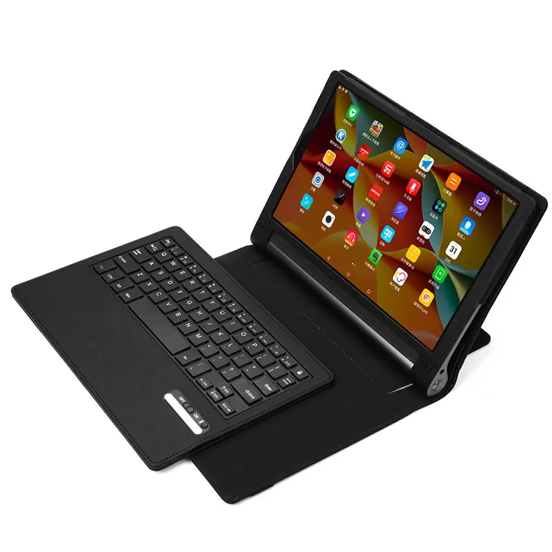 

Tablet Case Business Portable Bluetooth Keyboard with PU Leather Case Cover For Lenovo Yoga Tab 3 Pro 10.1 SL@88